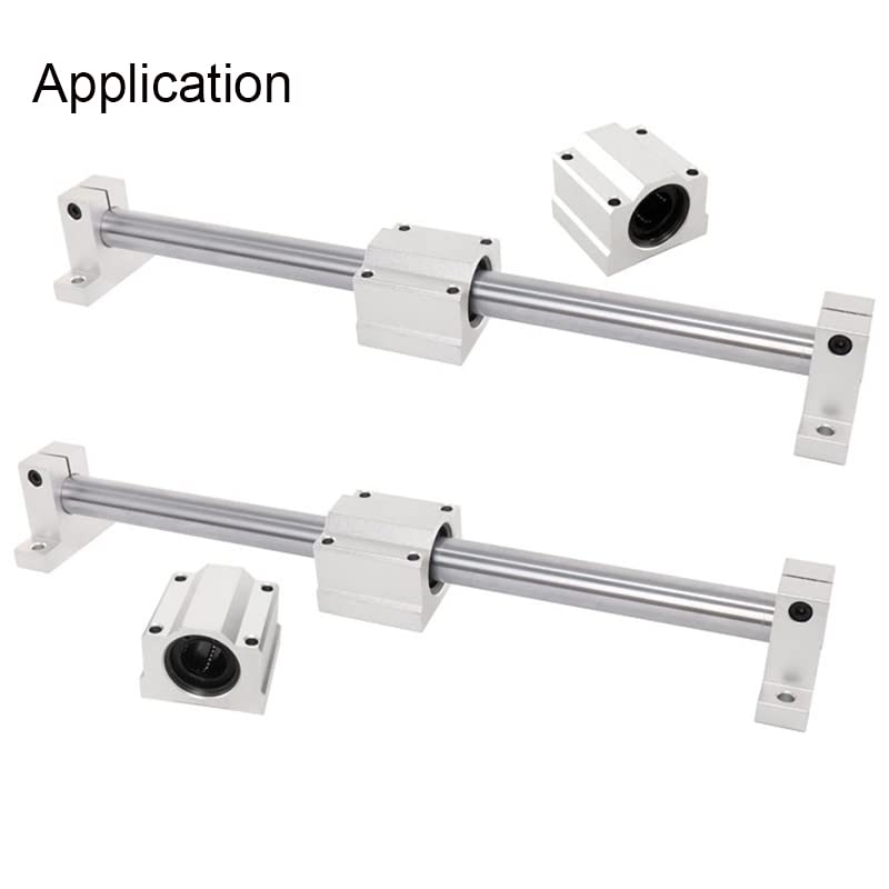 4pcs SK30 Aluminum Linear Rod Rail Shaft Support 30mm Linear Motion Guides for CNC 3D Printer - size: 30mm, style: SK