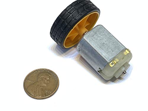 1 set Motor Small toy 30MM Diameter 2mm shaft Car Robot Tire Wheel DC 4pcs C20