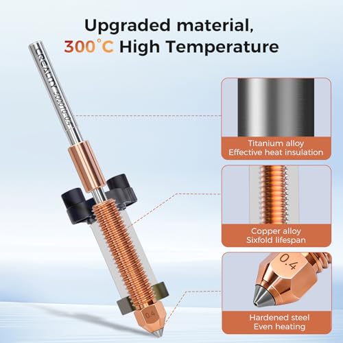 Creality Official K2 Pro Hotend Kit, Upgrades Ceramic Heating Block Kit, Unicorn Quick Swap 3D Printer Nozzle, High Flow Heater Block, All Metal Integrated Accessories for Creality 3D Printers - style: K2 Pro