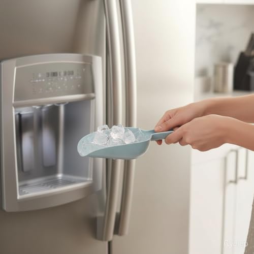 Ice Cube Scoop Plastic Set of 5, Plastic Kitchen Scoops for Canisters - size: Pack of 5
