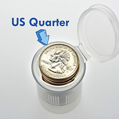 Maymom Water Tight Sample Vials, Bottle, Cup, for Small Parts, Beads; Air Tight; Protect from Light, Prescription Bottle, Rx Vial (24 mL, white) - size: 24 mL 6pc White