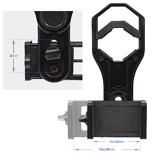 Astromania T-Ring Set for Nikon SLR/DSLR Cameras - Bundle with - Smartphone Photography Adapter