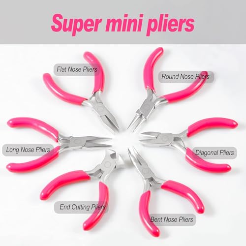 Mini Long Nose Pliers, 3 Inch, Smooth Jaw, Chain Nose Pliers - style: Long Nose Pliers