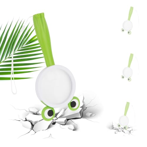 10X Kids Magnifying Glass Handheld Magnifier for Child (Frog Style 1pcs) - color: Frog Style 1pcs