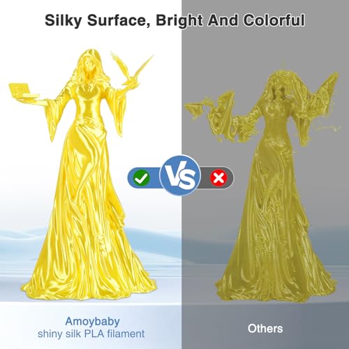 3D Printer Filament Bundle, Silk PLA Filament 1.75mm - color: Silk Pla 12*250g