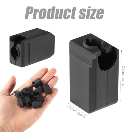 10pcs Silicone Sock Compatible with Bambu Lab X1 X1C P1P P1S Carbon Extruder Hotend, High Temperature Resistant Heater Block Protective Parts Accessories 3D Printer Nozzle Cover Sock Silicone Sleeve