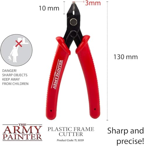 The Army Painter Plastic Frame Cutter, Stainless Steel Cutter for Miniature