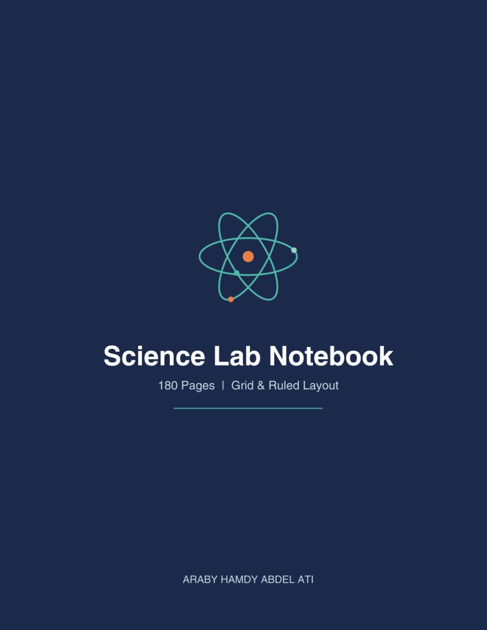 Student Lab Notebook: 180-Page Grid & Lined Journal for Scientific Experiments and Academic Notes"