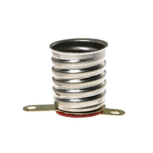 Mini Light Bulb Kit 10PCS E10 1.5V/0.3A Miniature Screw Base Light Bulbs and 10PCS E10 Golden Light Socket Bulbs Lamps Base Holders for Home Experiment Circuit Electrical Test Accessories - size: 1.5V/0.3A