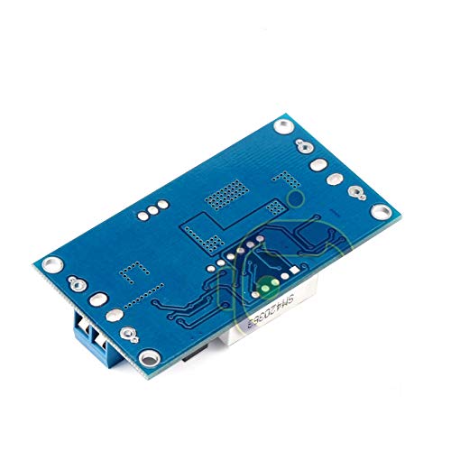 DEVMO 2PCS XL4015 5A DC Buck Step-Down Adjustable Voltage Power Module Converter with LED Voltmeter