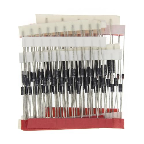 100PCS DIP Schottky Diode Kit 8 Values 1N4148/1N5399/1N5408/1N4007/1N5822/1N5819/FR107/FR207