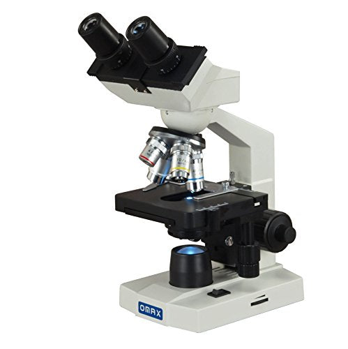 OMAX M82EZ-PKG5 2500X LED Binocular Microscope + Slide Preparation Kit