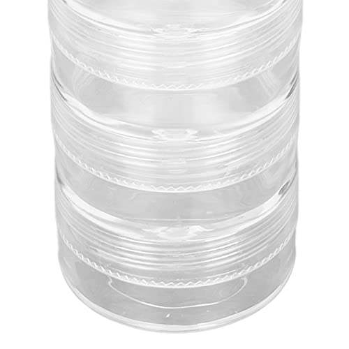 5 Layer Watch Parts Storage Box, Acrylic Watch Parts Box Container, Transparent Watch Repair Parts Organizer, 1.5Inch Watch Repair Tools Holder for Movement Screw Component