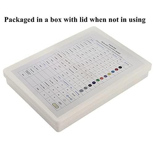 YOPAY 240 Pieces Molecular Model Kit, Organic and Inorganic Chemistry Molecular Structure Model, 86 Atoms and 153 Links and 1 Short Link Remover Tool (Pack of 2) - size: Medium (Pack of 2)