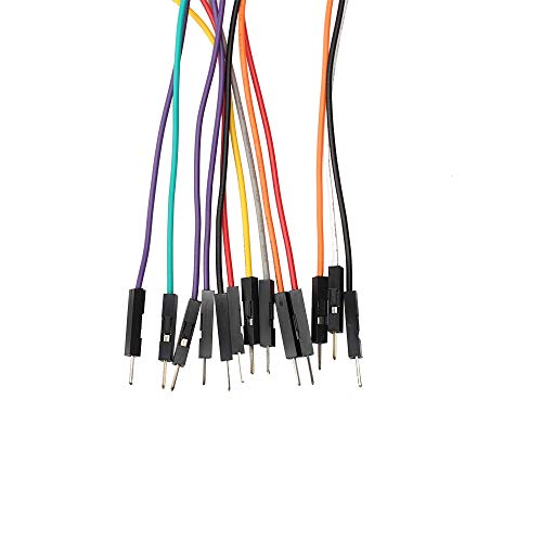 SIM&NAT 8-inch / 20cm Dupont Male & Female Breadboard Jumper Wire 90 Pcs Kit for Arduino/Raspberry Pi 2/3