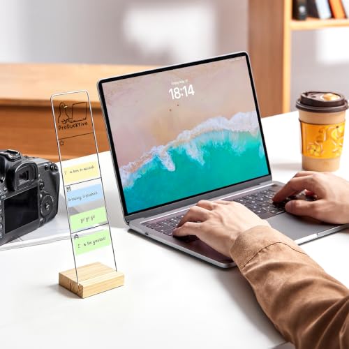 HTBIG ProDucktive Worker Duck Monitor Memo Board with Removable Wooden Base - color: Producktive