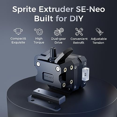 Official Creality Sprite Direct Drive SE Neo Kit for Ender 3 Neo Series, 3D Printers Extruder Upgrades Kit with Dual Gear, High Torque for Ender 3 Neo/Ender 3 V2 Neo/Ender 3 Max Neo/Ender 2 Pro - style: Sprite Extruder SE-Neo