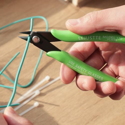 5 Inch Flush Cutters, 2 Pack Small Wire Cutters, Micro Flush Cut Pliers Side Cutters Snips Zip Tie Sprue Cutter for Jewelry Making, Floral, Electronics, Model Craft, Filament, 3D Print - color: 2 Pack