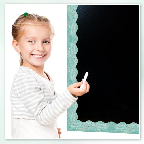 Outus 68 ft Galaxy Bulletin Board Borders, Scalloped Space Theme - size: 2.99 Inches, style: Space