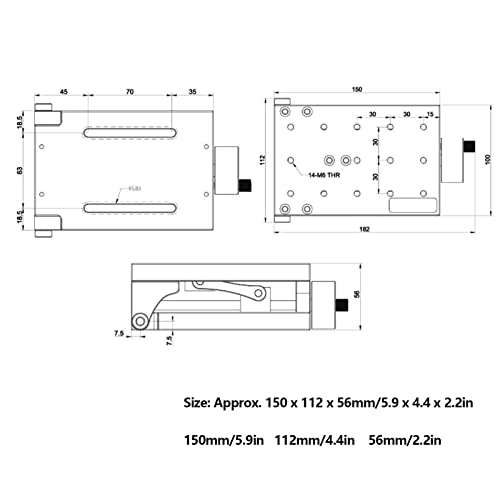 Fafeicy Machinery Adjustment Platform, Adjustable Punch Platform, Adjustable Angle Tilt Punch, Machinery Testing Equipment for Producing Machinery Testing Equipment, Hand Tools & Accessories