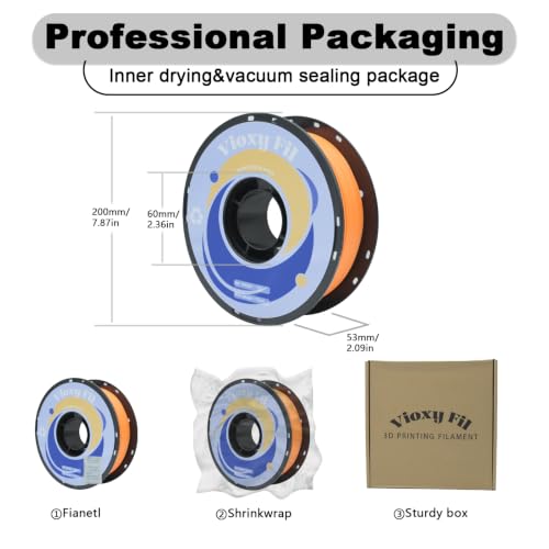 PLA 3D Printer Filament, Dimensional Accuracy +- 0.02 mm, 1kg Spool(2.2lbs), 1.75 mm,Pumpkin Yellow - color: Pumpkin Yellow, size: 1kg