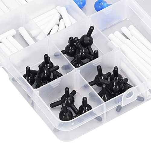 Chemistry Molecular Model Kit, Vibrant Color Easy to Disassemble Molecular Structure Model Educational PP Interesting for Class