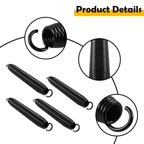 4Pcs R3847 Replacement Spring Kit Compatible with HWH Hydraulic Leveling Jacks, Fits 6,000 & 9,000 lb Systems, Black 13-3/8", Replace AP9867 AP9567 AP9551 AP9306 - color: 4Pcs