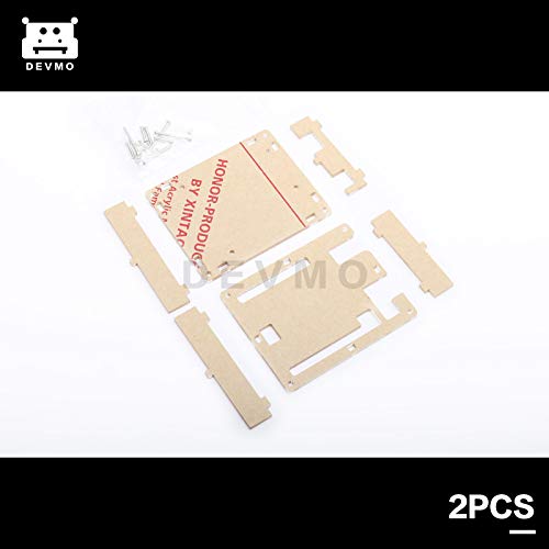 DEVMO 2PCS Universal Experimental Platform Transparent Clear Acrylic Board UNO Compatible with Ar-duino
