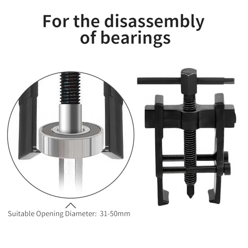 Beam 2 Jaw Puller 2" Bearing Gear Pullers, 108mm T-Shaped Screw - size: 2Jaw 2In 65×108MM