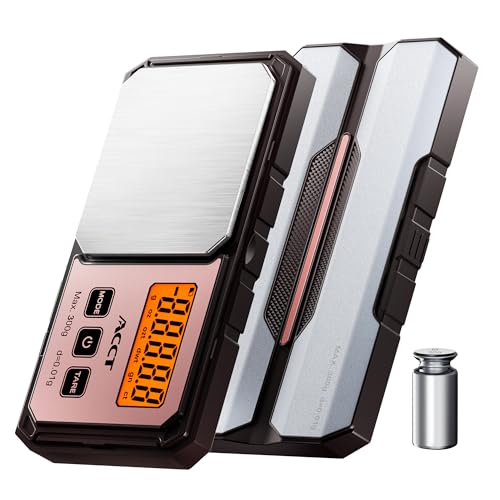 Digital Pocket Scale 300g x 0.01g, High-Precision Gram Scale