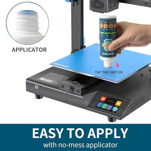 GEEETECH 3D Printer Glue Adhesive 3 Packs 450ml/15fl oz, Strong Bed Glue Reduces Warping & Improves Bed Adhesion for PLA, PETG, TPU, ABS Filament, Compatible with Glass & Various Build Plate