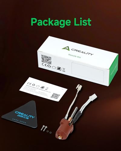 Creality Official K2 SE Ceramic Heating Block Kit, with Quick-swap Nozzle, Supports 300°C High Temperature, All-Metal Integrated Design Extruder Hotend, Replacement Parts for 3D Printer K2 SE Combo - style: For K2 SE