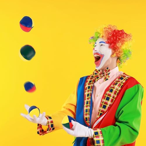 50 PCS Juggling Balls for Beginners,Colorful Juggling Balls Bulk,Soft Durable and Easy for Beginners Juggle