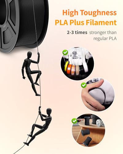 TECBEARS PLA+ Filament 1.75, 1kg White - color: 1kg White
