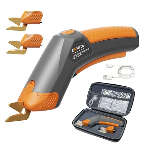 GARTOL 4V Cordless Electric Box Cutter for Cardboard, Fabric, and Leather