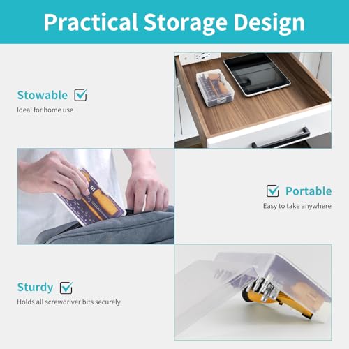 SHOWPIN Mini Precision Screwdriver Set: Electronics Repair Tool Kit for Computer Laptop Nintendo Phone PS4 with 35PCS Bits T5 T6 T8 T10 T15 Torx Y00 Tri-wing for Beginner IT DIY - color: Yellow-35pcs-1pack
