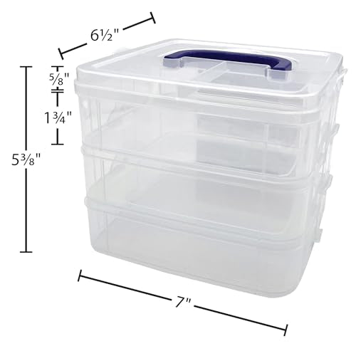 Teacher Created Resources Clear Stackable Storage Containers (TCR20449)