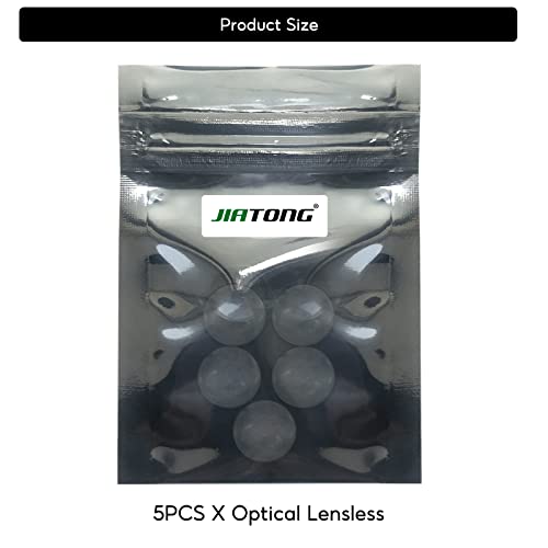 5PCS X Optical Glass Lens Without Edge Dameter 7.8MM Flat-Convex Lens, Focusing LED Convex Lens (Φ7.8mm*H4.0*F5.0) - size: Φ7.8mm*H4.0*F5.0