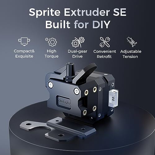 Official Creality Ender 3 Sprite Direct Drive, 3D Printers Extruder Upgrades Kit with Dual Gear, High Torque for Creality Ender 3/Ender 3 v2/Ender 3 pro/Ender 5/Ender 5 Pro/Ender 5 Plus/Cr-10 - style: Sprite Extruder SE