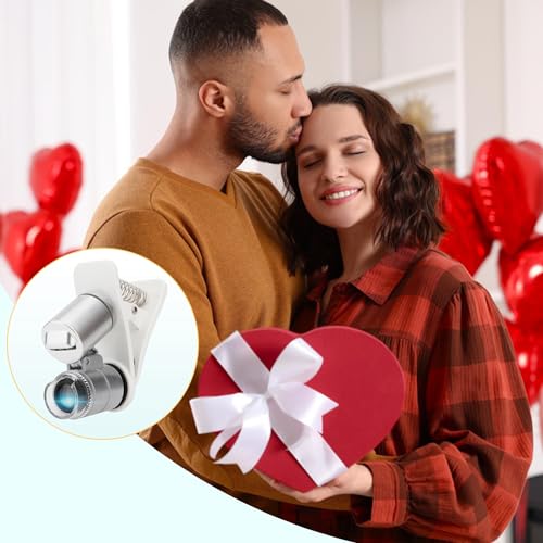 Rongon 60X Clip-On Type Jewelers Loupe Microscopes Magnifier with Lights - style: Clip-On Type Loupe
