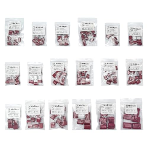 630V Film Capacitors 1nF-1uF 102J 103J 473J 223J 104J 224J 334J 474J Kits