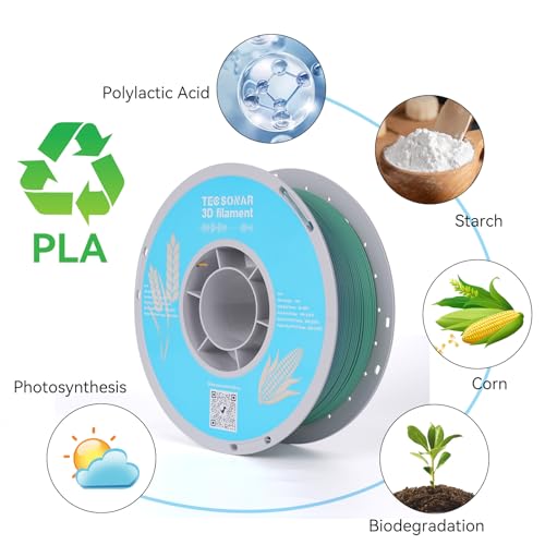 Matte Rainbow PLA 3D Printer Filament, 16 Rolls,1KG Spool(2.2lbs) 1.75mm, Multicolor Gradient Filament Bulk for Most FDM 3D Printers,16 Different Matte Rainbow Colors - color: 16*1kg Different Matte Rainbow