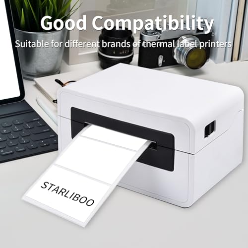 2×3 Inch White Thermal Labels Stickers, Direct Thermal Label, Waterproof Direct Thermals Stickers Perforated Lines- 300 Sheets/Rolls - color: White-1, size: 2*3 inch/1 roll