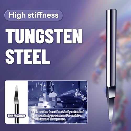 stedi Model Scriber Blades Tungsten Steel 0.1+0.125mm Replacement - style: 0.1mm+0.125mm