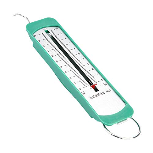 Newton Force Meter Spring Scale, Pull-Type Hanging Spring Dynamometer Mechanical Instrument 10N, Measure The Mass of Objects Within 1kg