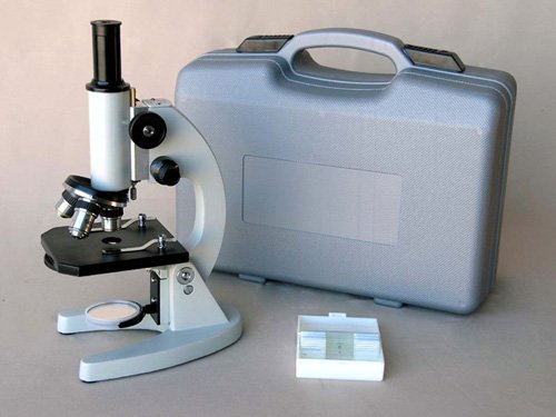 AmScope M60A-TK 640X Glass Optics All-Metal Monocular Compound Microscope