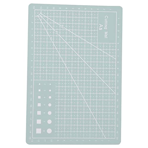 Generic A5 Cutting Mat, Self Healing PVC Grid Lines Board for Paper Leather Fabric, with Anti Skid Design to Protect Work Surface