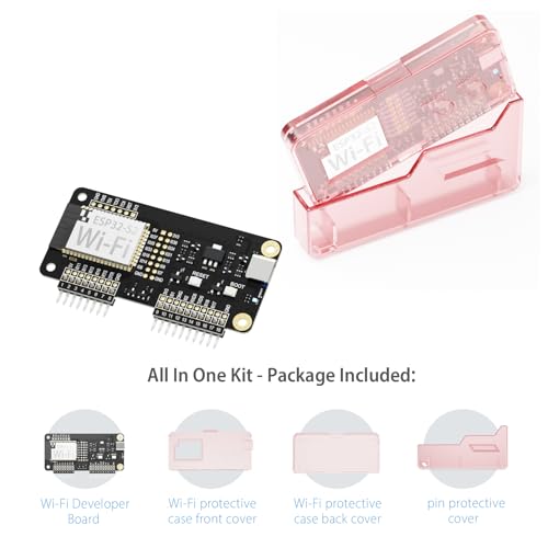 Wi-Fi Developer Board for Flipper Zero with Protective Case - Crystal Sakura Pink - color: Crystal Sakura Pink