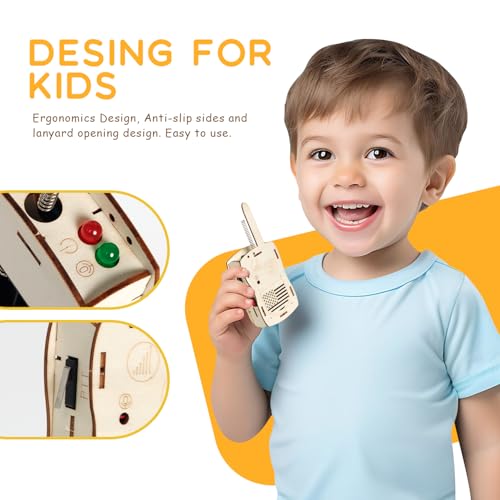 STEM Toys Science Kids Walkie Talkies for 6 7 8 9 10 11 12 13 14+ Years Old Boys Girl Teens Gift Ideas DIY Birthday Gifts Building Crafts Kit