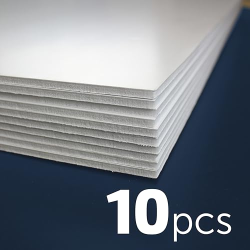 Flipside Products White Foam Board 20” x 30” - Premium Double-Sided with White Foam Core, 3/16" Thick - Photography Mounting, Art Projects, Presentations, Display & Signage – Pack of 10 - color: White, size: 20" x 30"